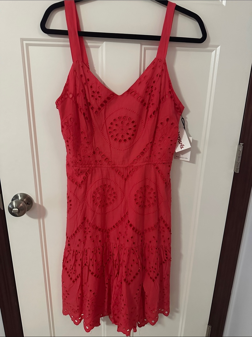 Women’s Red Eyelet Sundress